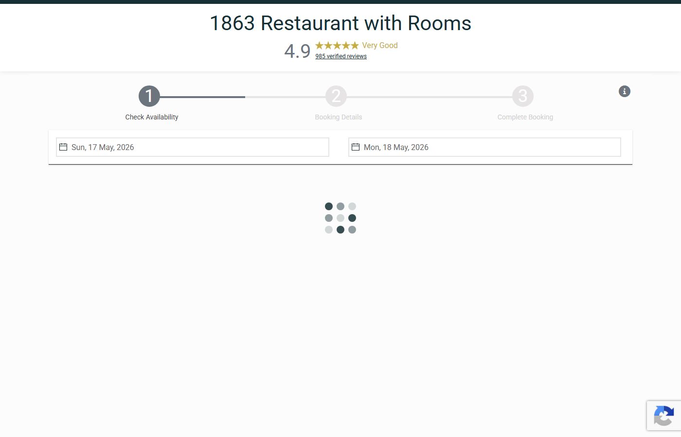 1863 Restaurant with Rooms