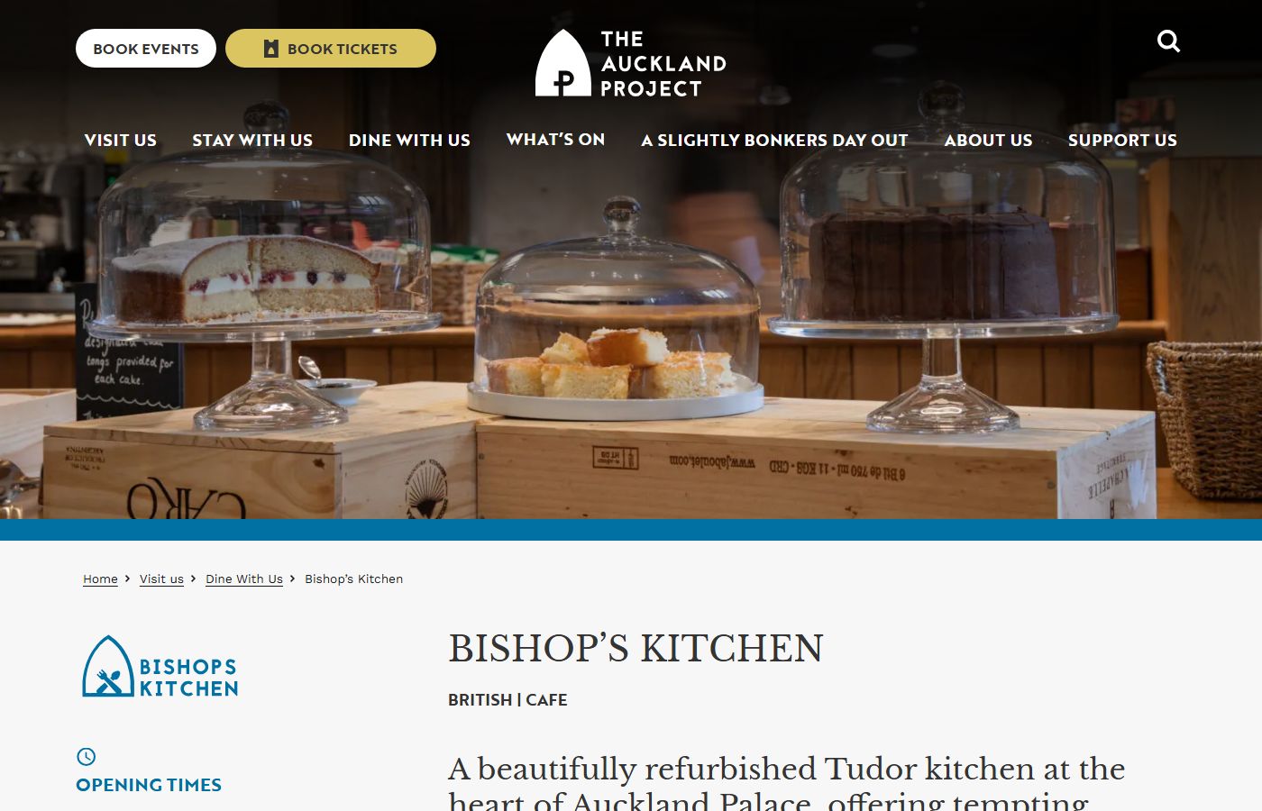 Auckland Castle – The Bishop’s Kitchen