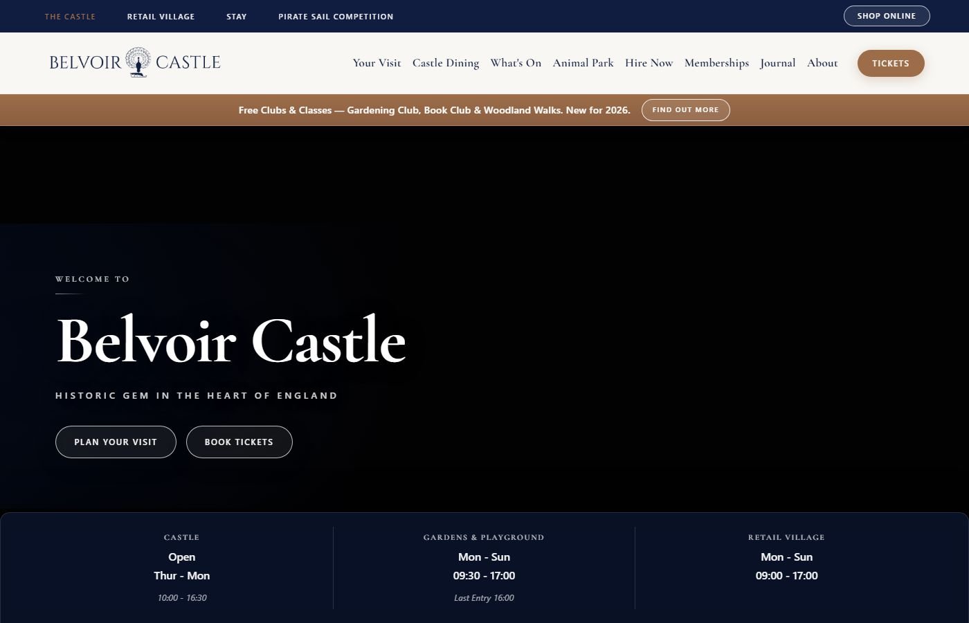 Belvoir Castle β Engine Yard & Events