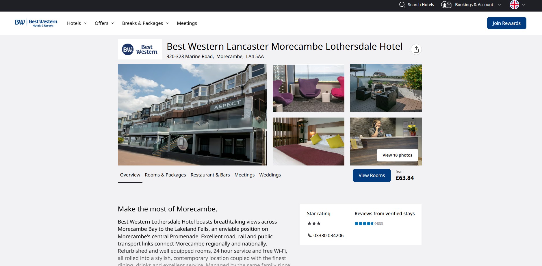 Best Western Lothersdale Hotel