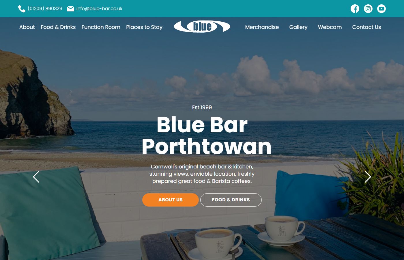 Blue Bar, Porthtowan