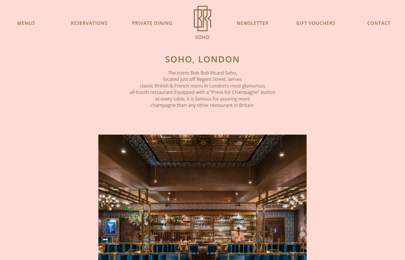 Bob Bob Ricard Soho