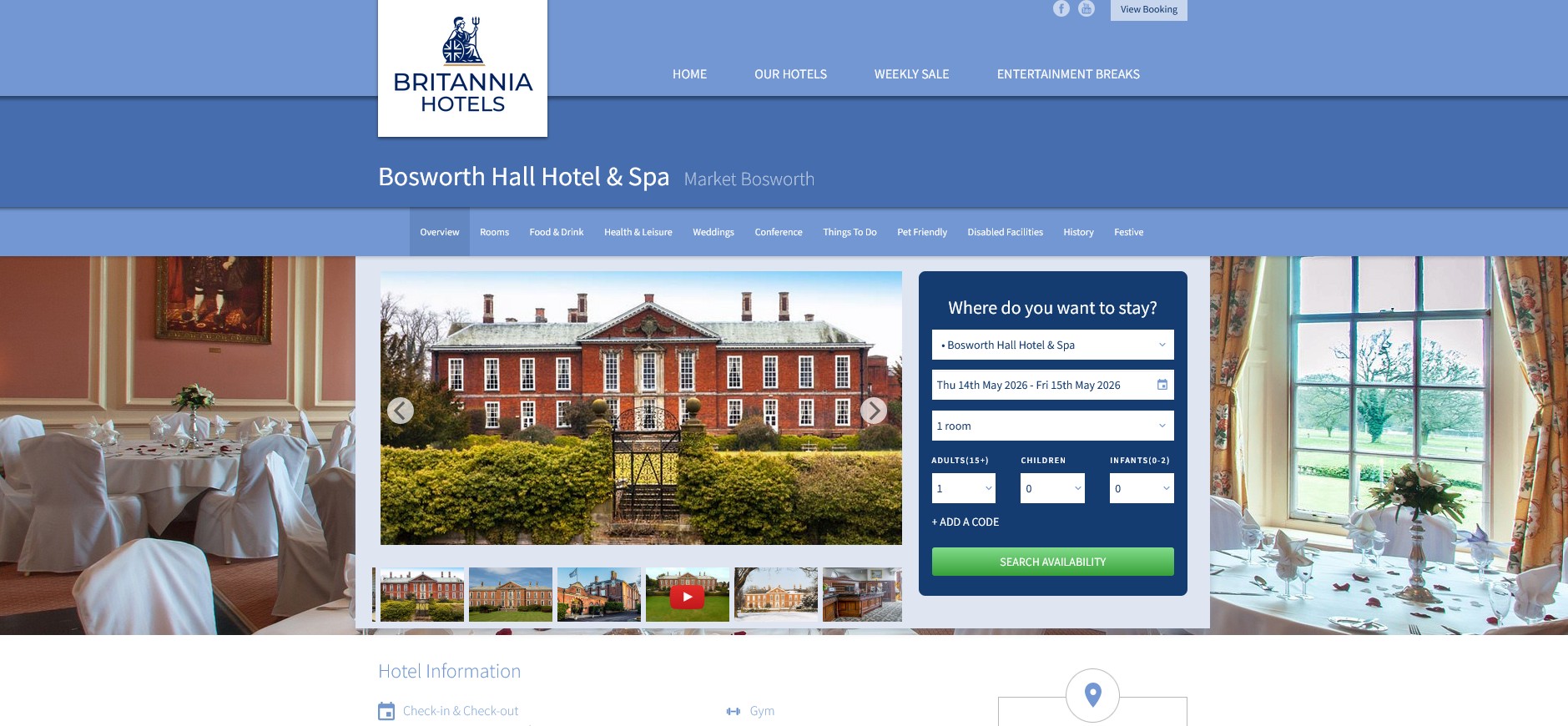 Bosworth Hall Hotel & Spa