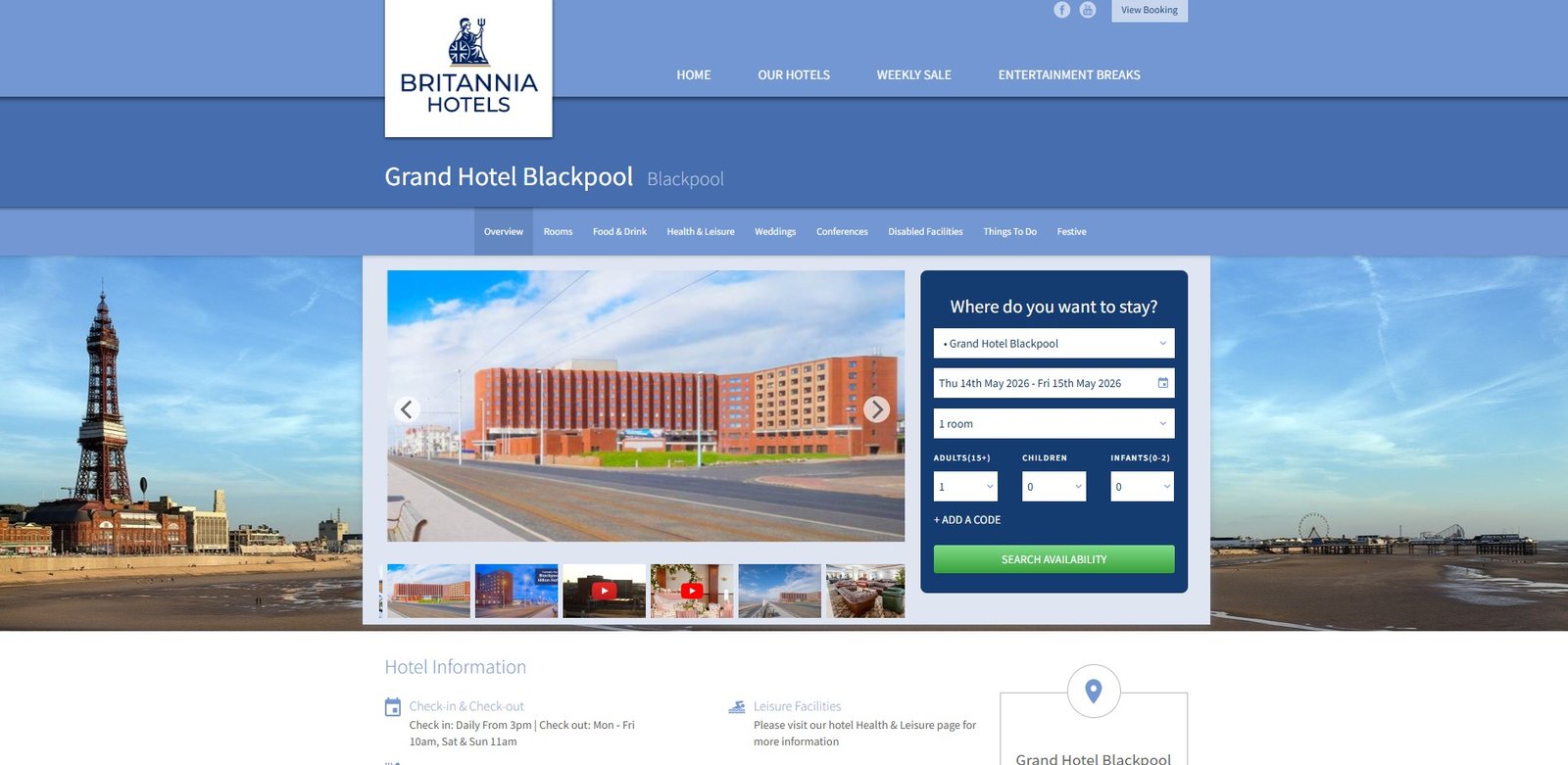 Grand Hotel Blackpool (Promenade)