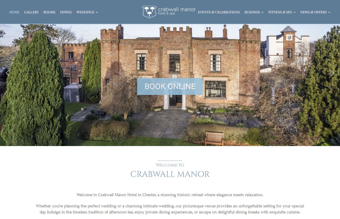 Crabwall Manor Hotel & Spa