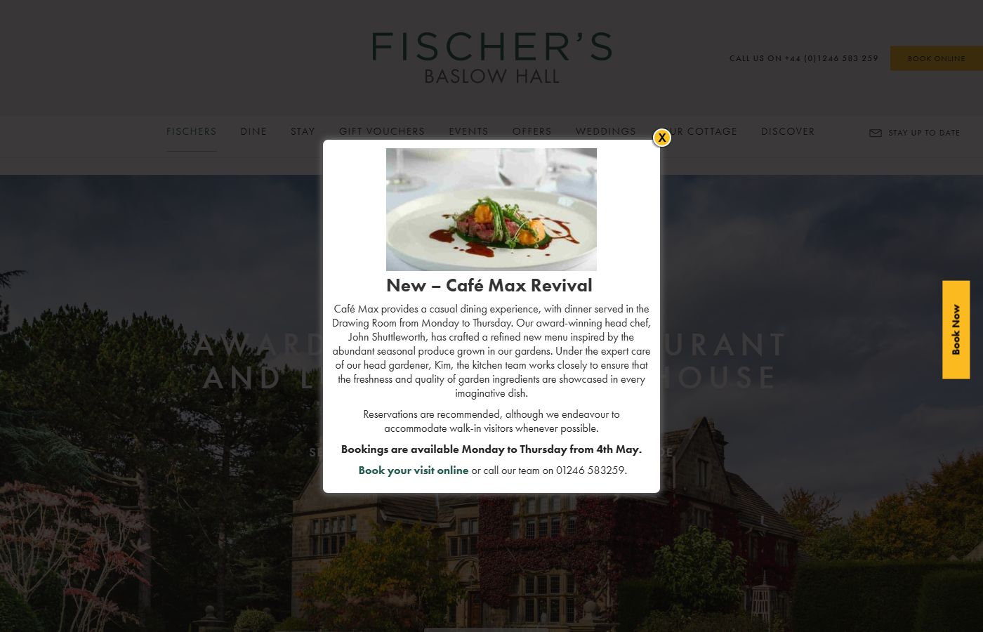 Fischer’s Baslow Hall
