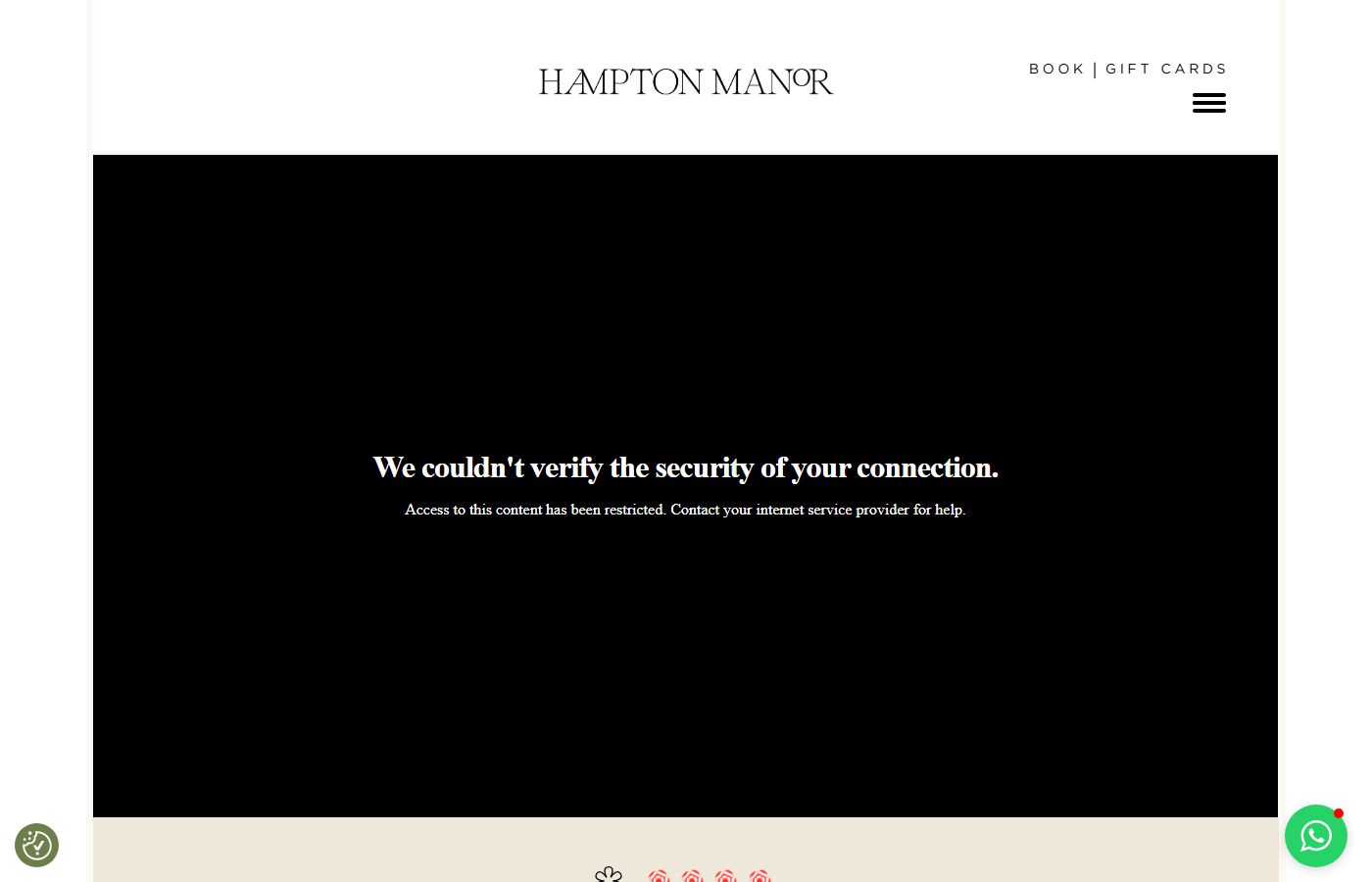 Hampton Manor (check status/format)