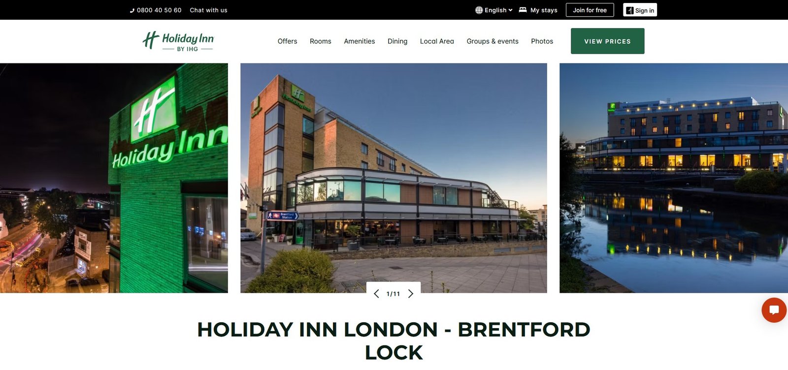 Holiday Inn London – Brentford Lock