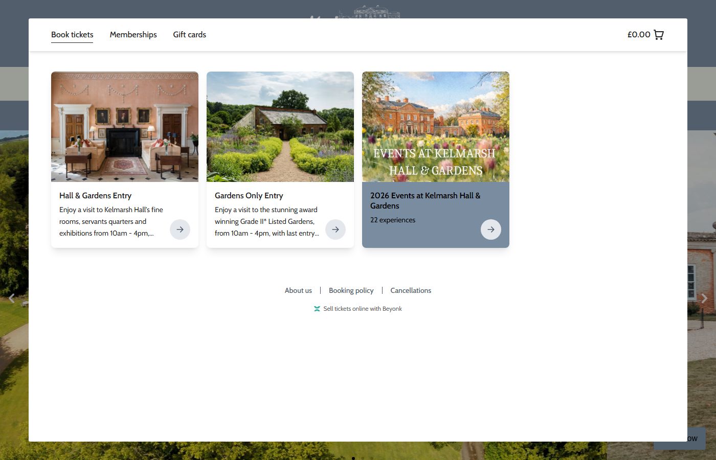Kelmarsh Hall & Gardens – Events
