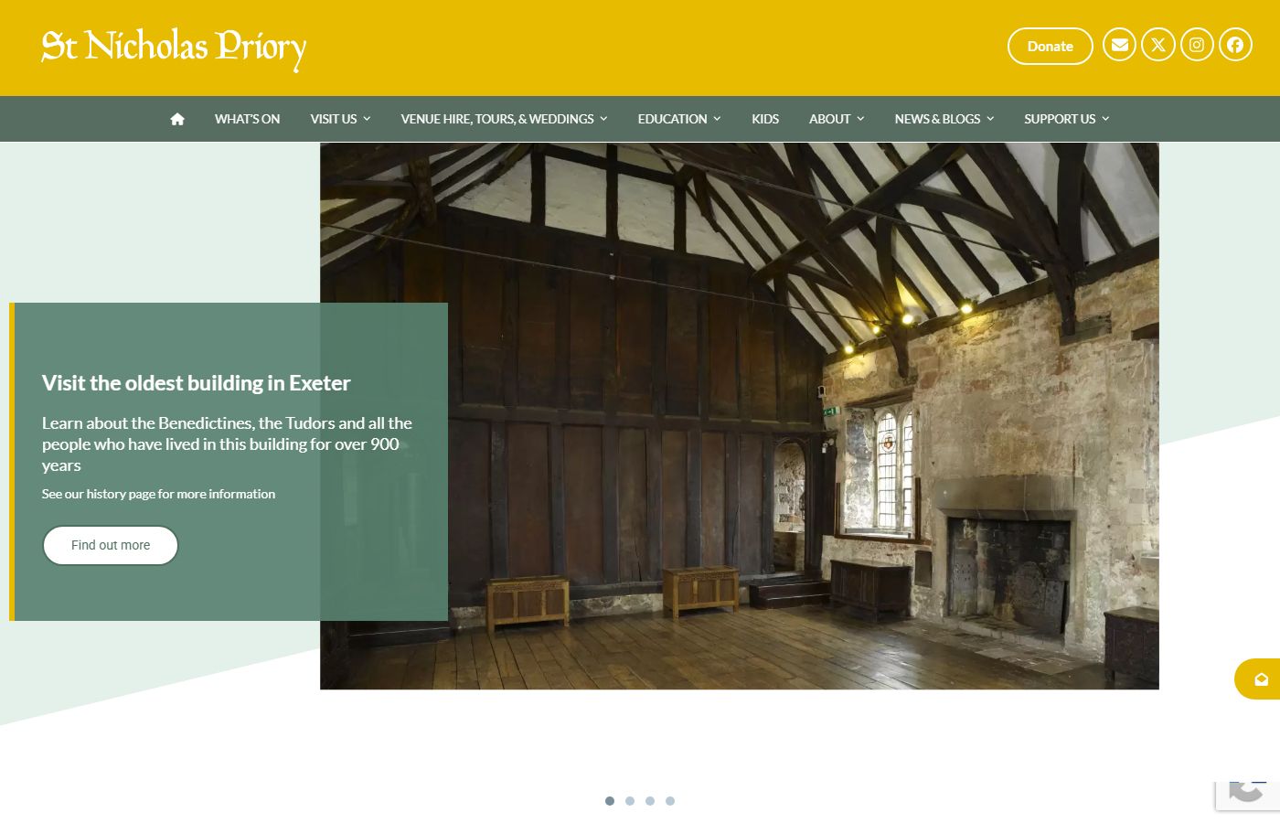 St. Nicholas Priory – Events Dining