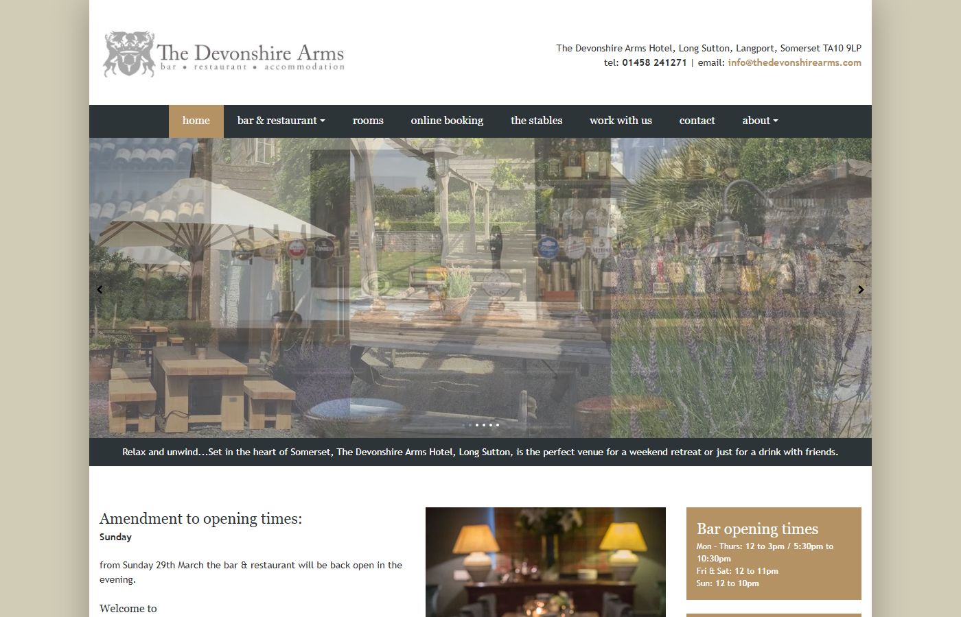 The Devonshire Arms at Long Sutton