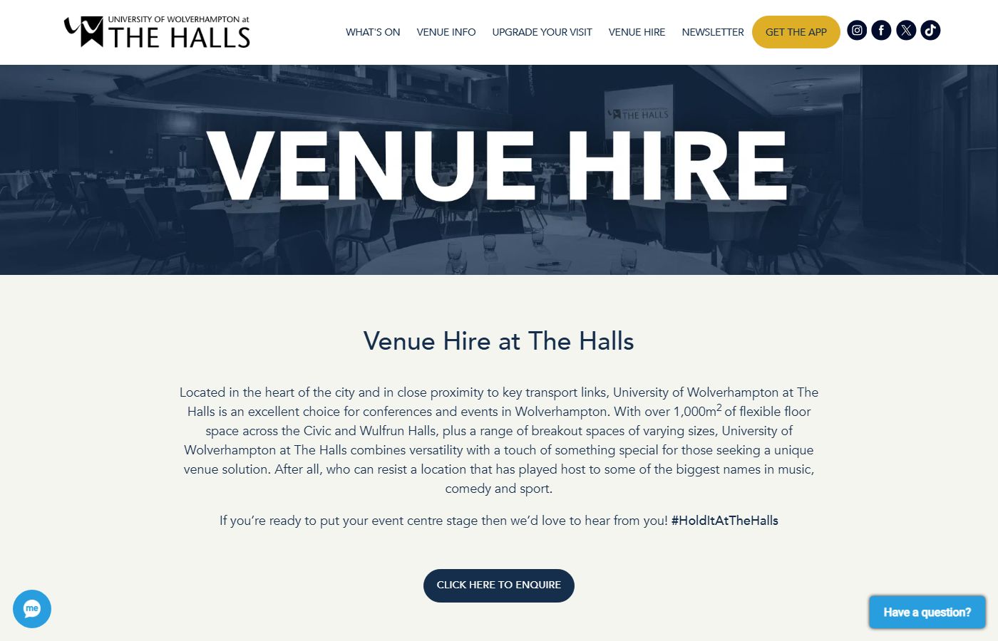 The Halls Wolverhampton – Events