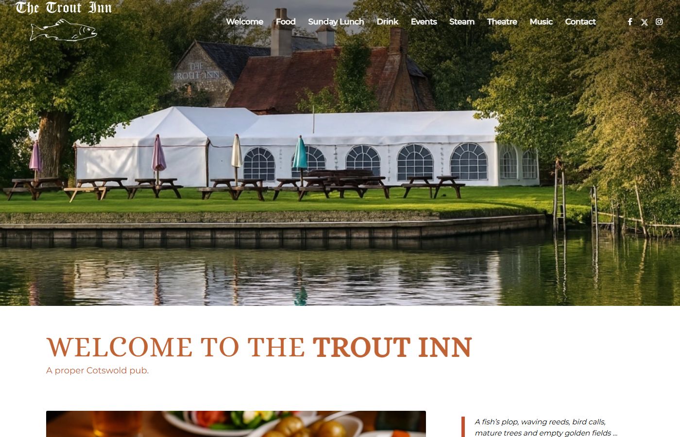 The Trout Inn at Lechlade