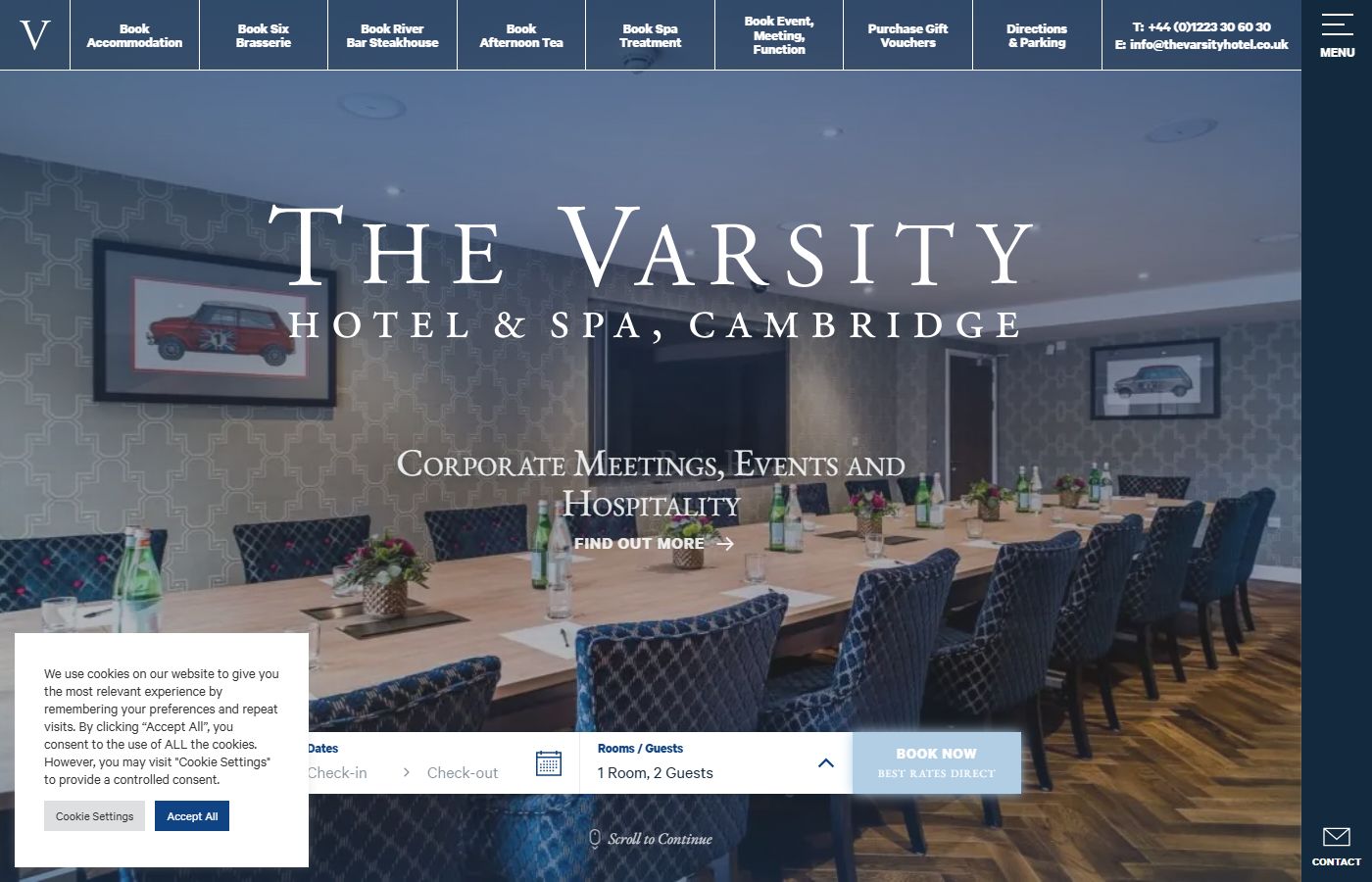 The Varsity Hotel & Spa – SIX
