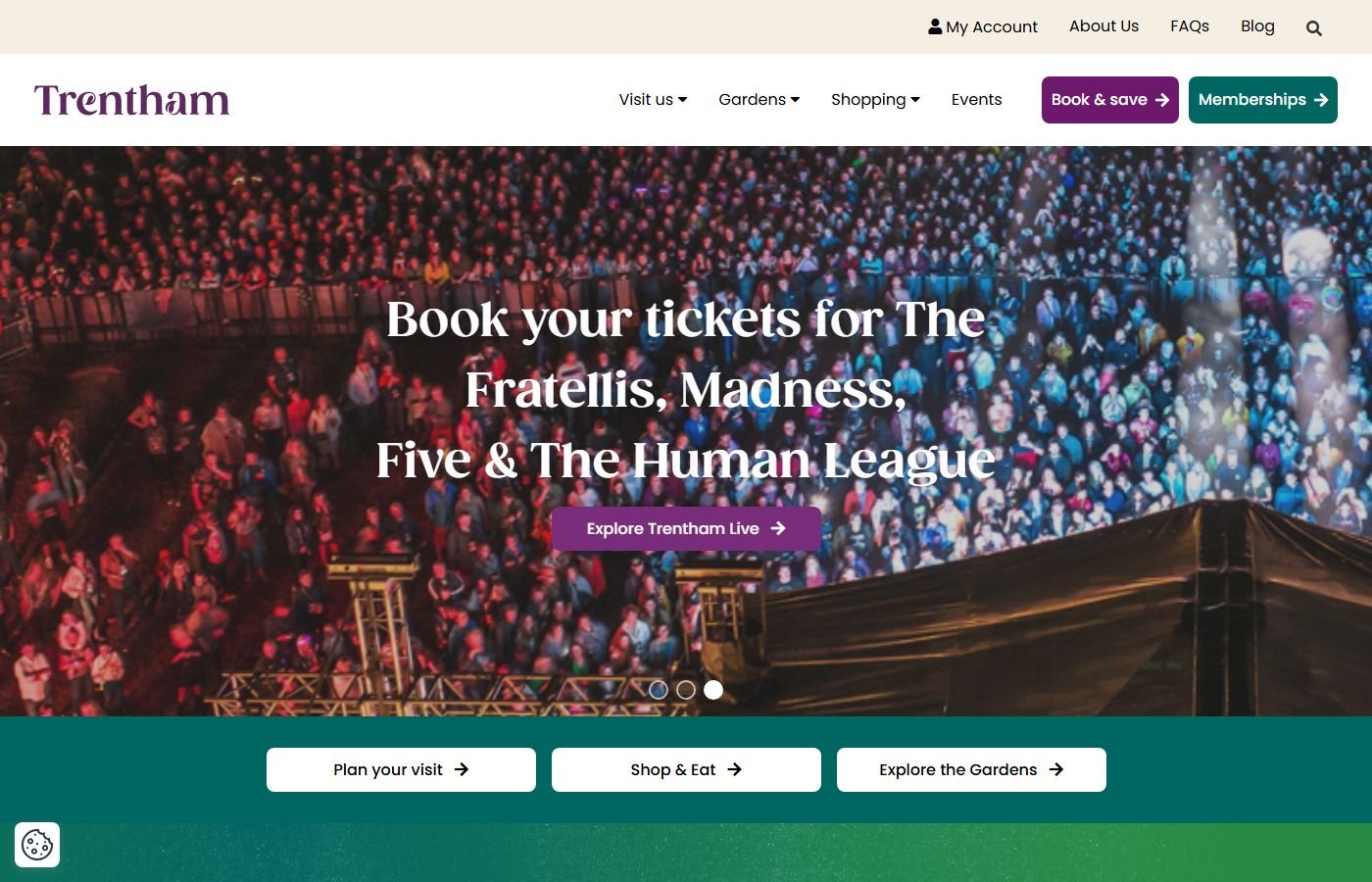 Trentham Gardens – Tearooms/venues